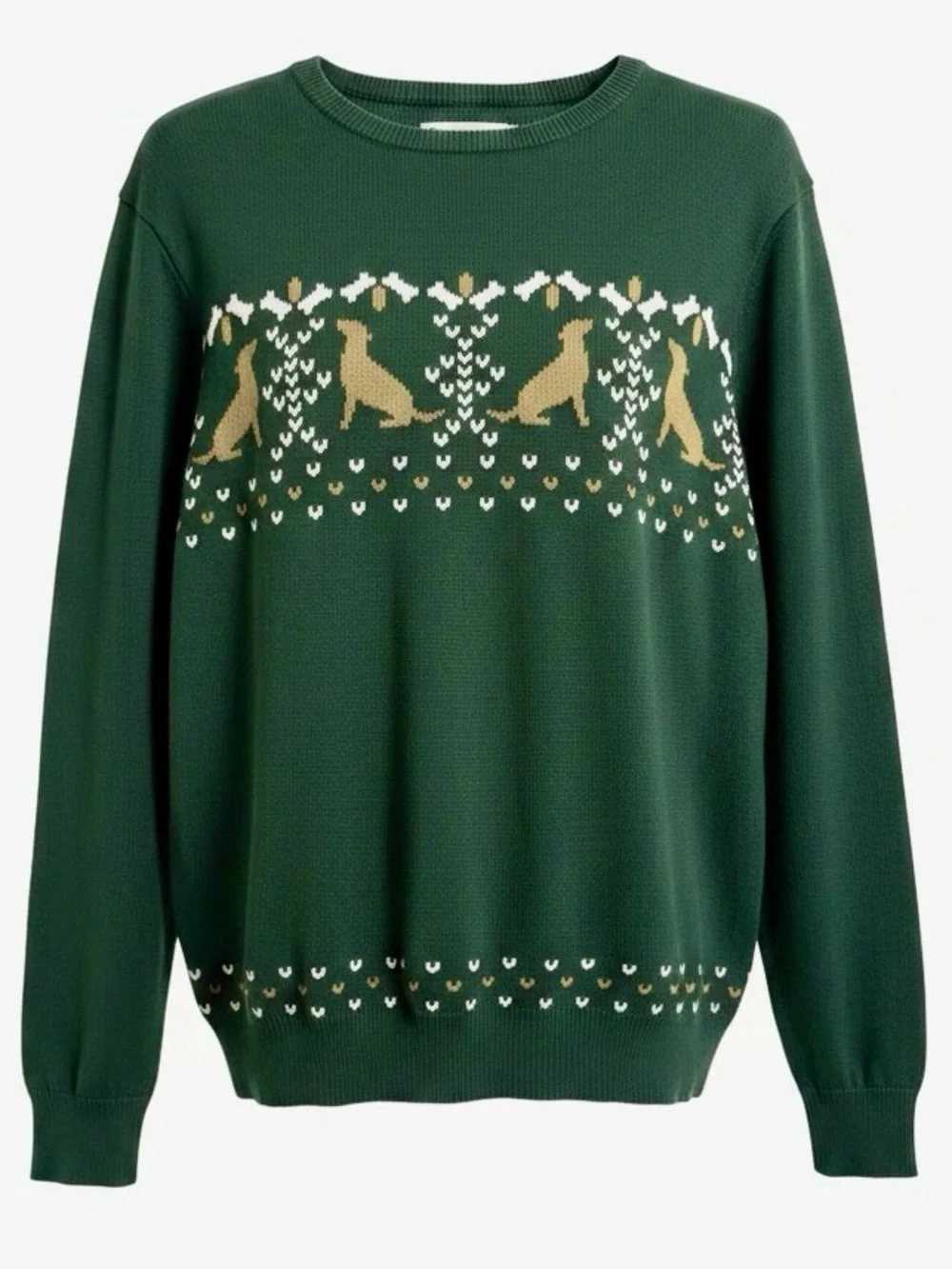 NWT Southern Proper Size XL Bienville Crew Neck Sweater in Pine Good Dog